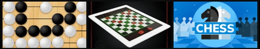 Perfect information games: Go, checkers, and chess