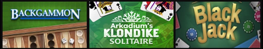 Stochastic games: backgammon, Klondike solitaire, and blackjack